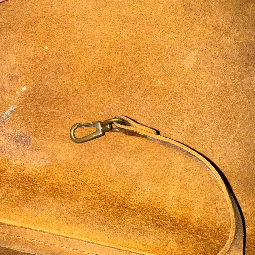 Classic Brown Leather Messenger Bag Set - Picture 3 of 11